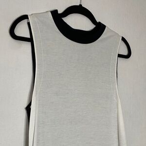 Rag & Bone New York White Black Tank Top Size Large B